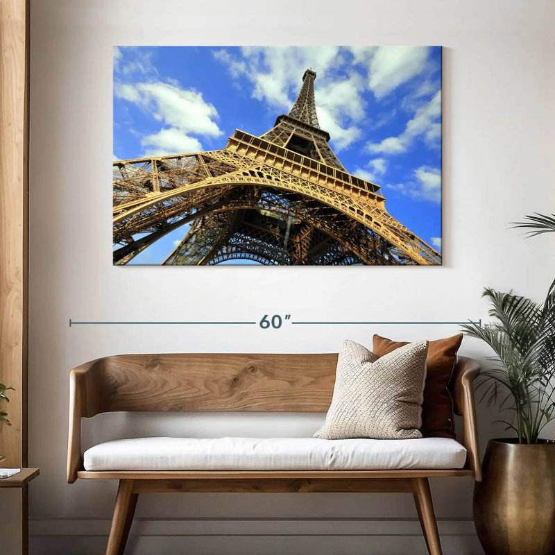 Lilie Towering Eiffel Tower Paris, 32" H x 48" W