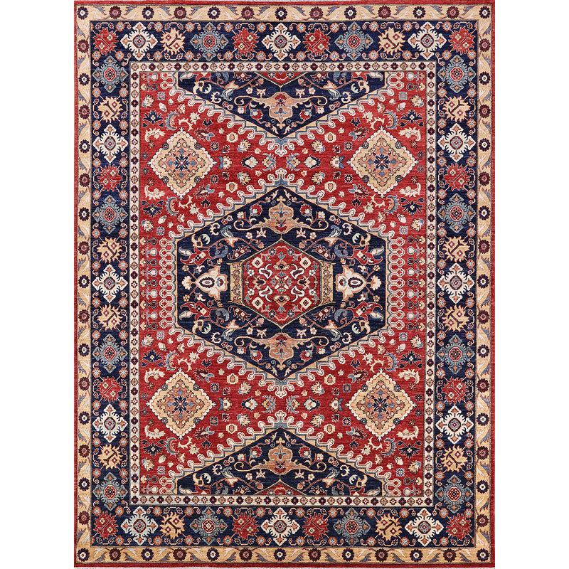 Oriental Indoor Rug, Rectangle 6' x 9'