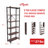 Origami Foldable 6-Shelf Classic Stamped Steel Bookcase-1788964972
