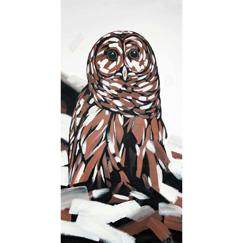 Tawny owl - 15.75"x31.50" Desk mat