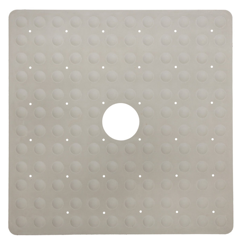 Tapis de douche Sandweiler, Brun clair