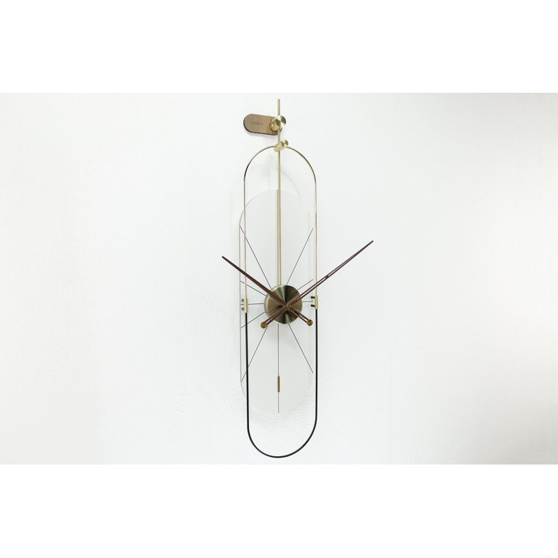 THE WHITE PLANET 20cm Silent Wall Clock