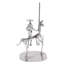 Sculpture taybah en métal recyclé et pièce d'auto Don Quichotte