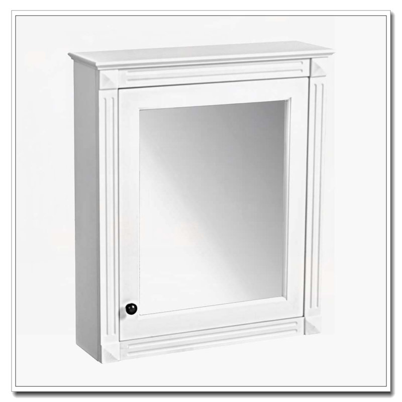 Armoire à pharmacie murale 24 po x 27 po, Blanc