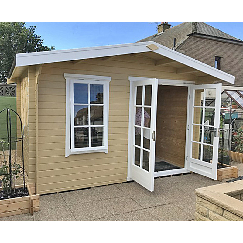 Glenmore 12 x 12 Ft. Tongue and Groove Log Cabin, Yes