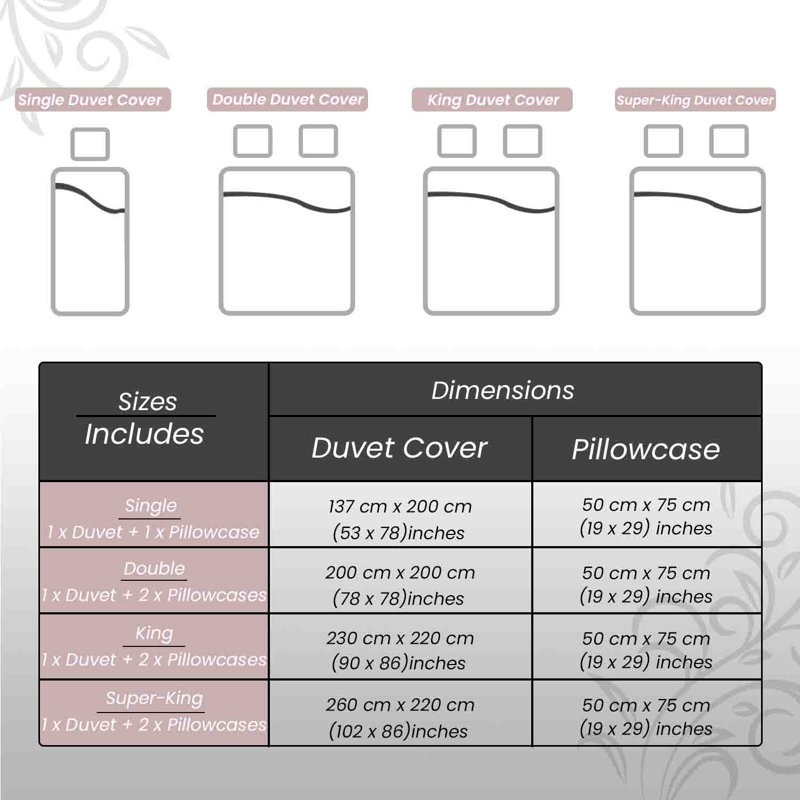 GC Printed Cotton Blend Patchwork Duvet Cover Set with Pillowcases, Double - 2 Standard Pillowcases