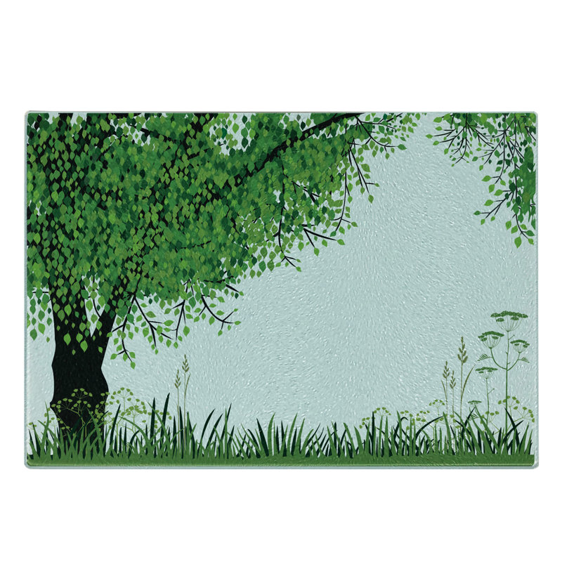 Planche à découper en verre trempé Ambesonne