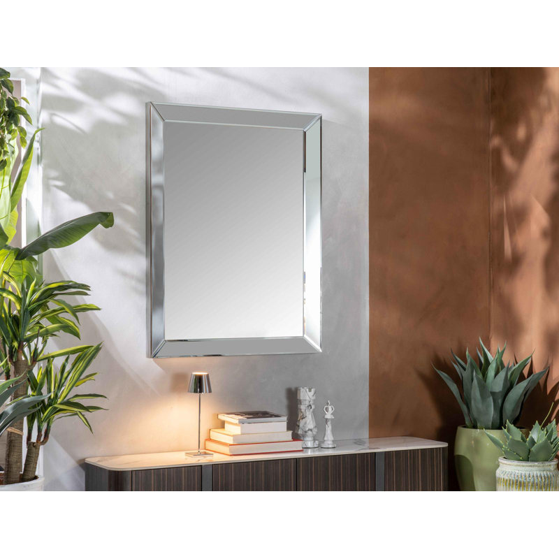 Antonela Solid Wood Rectangle Mirror