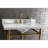 Kingston Brass Dreyfuss Stainless Steel Console Sink Legs-49495295