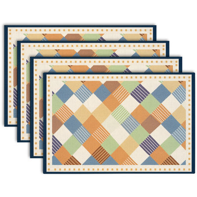 Polyester Rectangle Dining Table Placemat