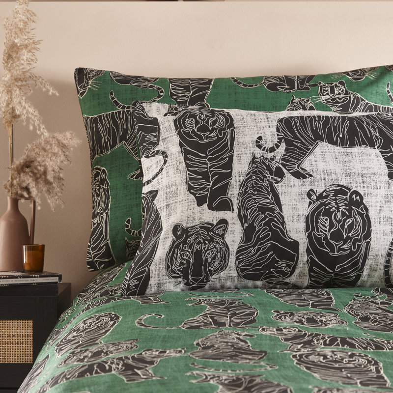 Cotton Blend No Pattern Duvet Cover Set with Pillowcases Included, King Duvet Cover + 2 Standard Pillowcases