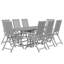 Jamayra 8 - Person Acacia Patio Dining Set with Oval Table-256153020