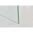 Transparent End Table,Tempered Clear Bent Glass SideTable