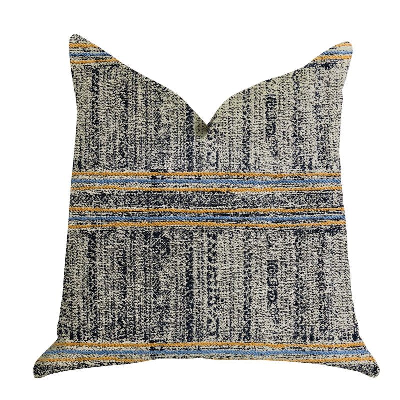 Coussin de luxe texturé promenade Way, 18 po x 18 po, Coussin décoratif