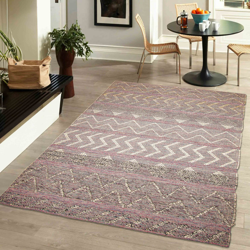 Tapis unique en laine nouvel âge 5 pi 11 po x 9 pi 2 po Decarter