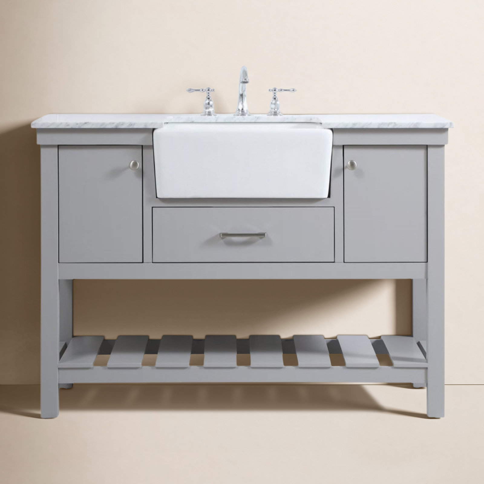 Pelaghia 48'' Single Bathroom Vanity, Gray