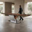 Evandros Walnut Pedestal Dining Table-105792676