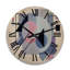 Horloge murale en bois massif Nyani-57774686