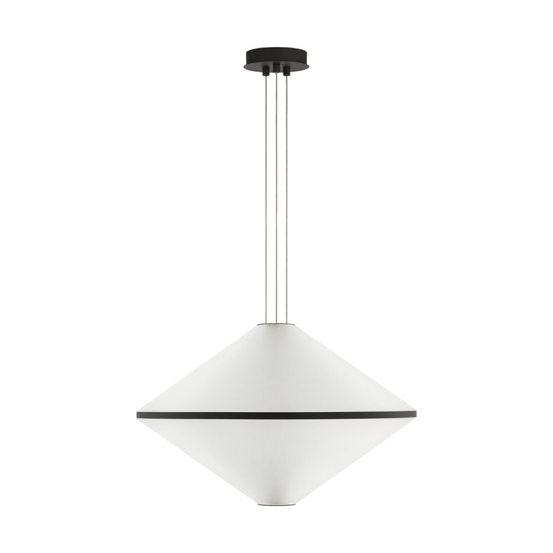 Bicono 1 - Light LED Pendant, 17.3" H x 22" W x 22" D