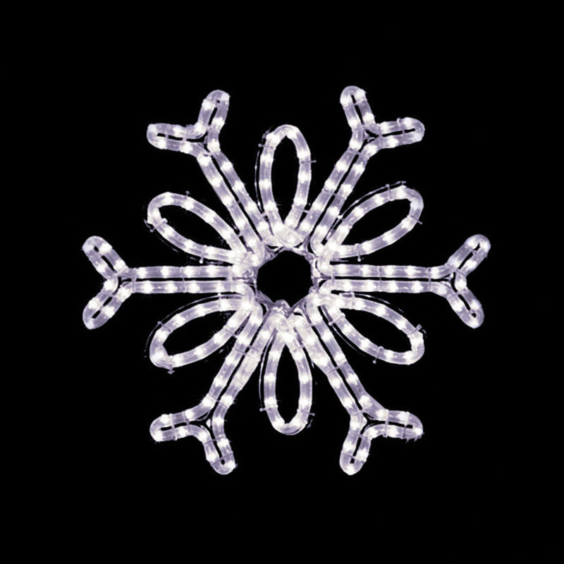 Single Loop Hanging Snowflake Ornament