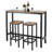 Metal Base Dining Table-1214731920