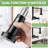 Double-Handle 2-Hole Wall-Mount Pre-Rinse Bridge Kitchen Faucet-125077424