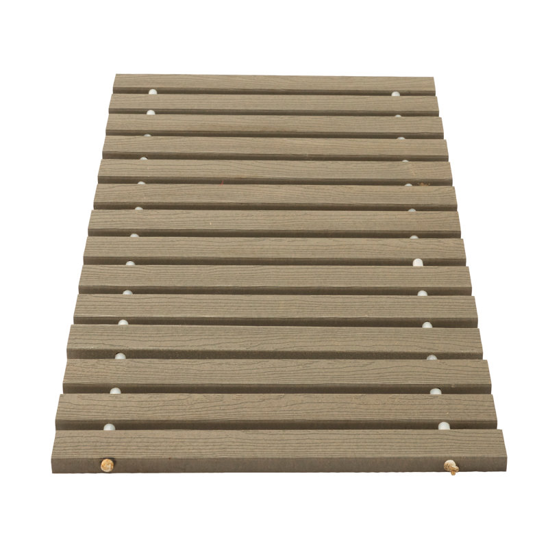 Evergrain Composite Turf, Gray, 24" W x 108" D
