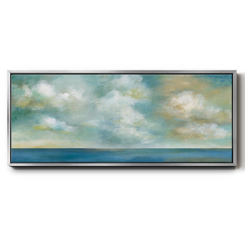 Cloudscape Vista II - toile encadrée, H 20 po x l 50 po