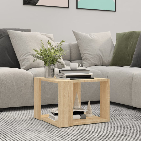 Wade Logan Aleydis Coffee Table 40x40x30 cm Engineered Wood & Reviews ...