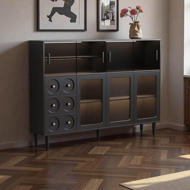 Mid ancient style sideboard cabinet