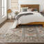 Tapis rose pâle / bleu sarcelle Laurentina Southwestern-602922734