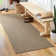 TOWN & COUNTRY BASICS Pax Herringbone Textured Solid Machine Washable Area Rug Brown