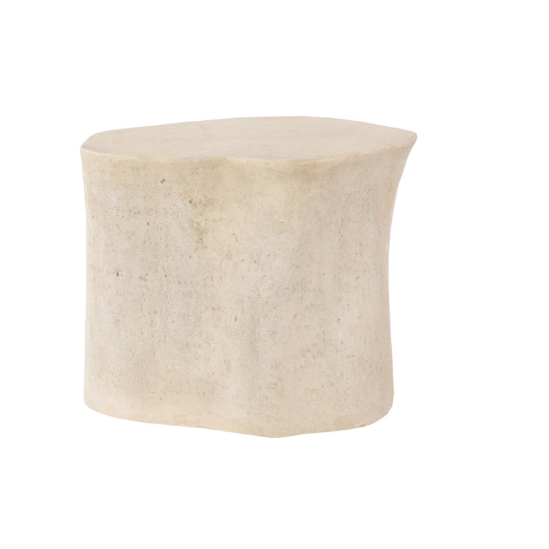 Cast Naturals 28" Pedestal Dining Table, Off White
