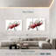 Renoncule rouge et blanc Harnek-107931334