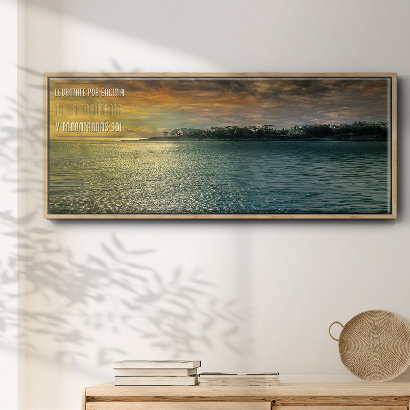 Encontraras- Framed Canvas, 20" H x 50" W