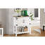 Table basse de style campagnard avec armoire 2 portes Farmhouse Accent