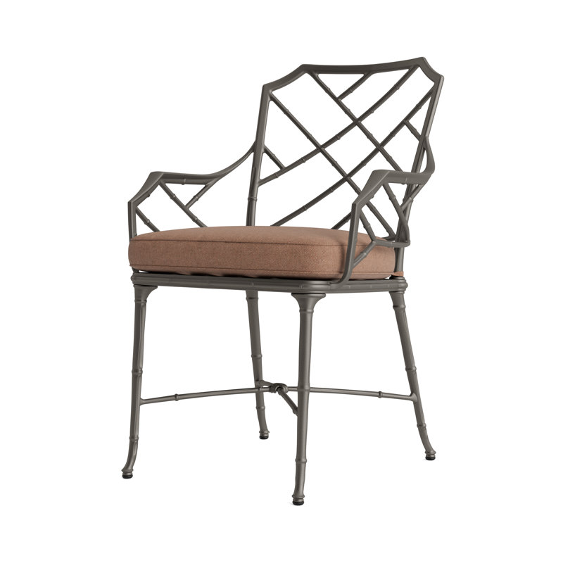 Calcutta Outdoor Dining Chair, Mica, Fusion Clay