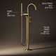 Components Floor-Mount Bath Filler Trim