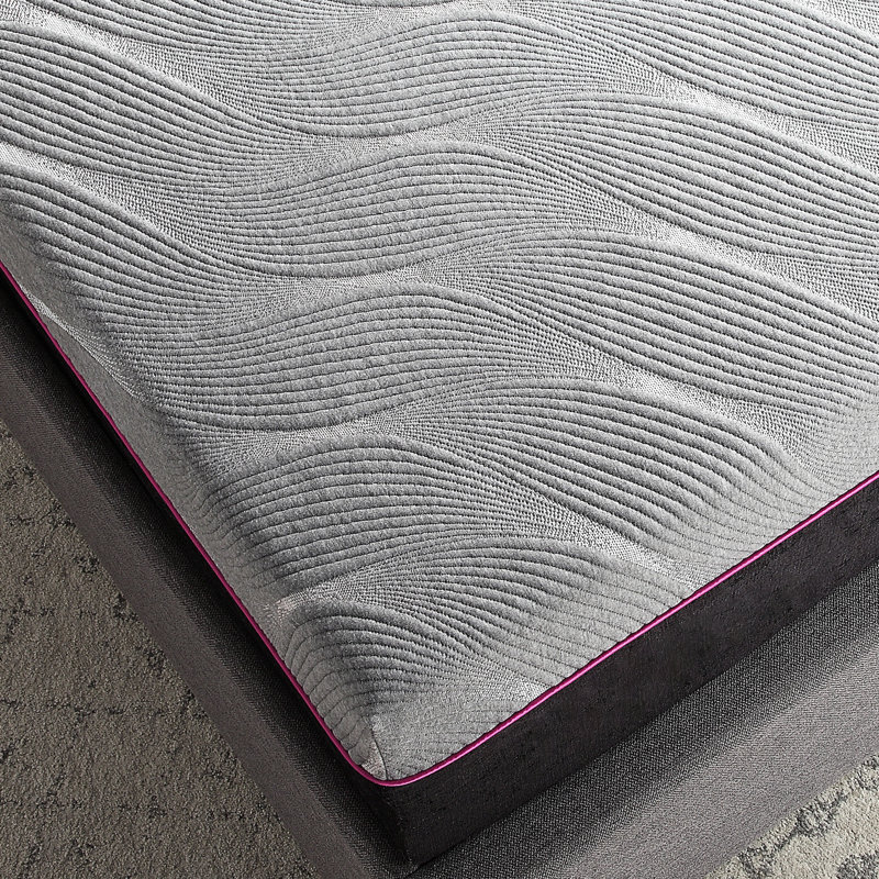Matelas pleine grandeur en mousse de latex rafraîchissant - Réduit les couches de soutien à transfert de mouvement pour des nuits reposantes