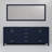 Jacques 72 in. W x 22 in. D Double Bath Vanity and 70 in. Mirror-112957465-90699650