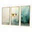 Verre émeraude champagne doré - Art mural champagne-1867097130-1867097131