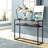 Nellie 42'' Glass Top Console Table
