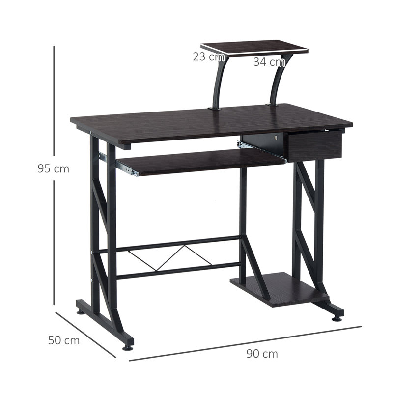 Bequette Metal Base Computer Desk