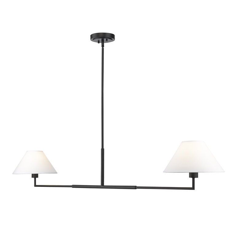 Ryckman 2 - Light Steel Dimmable Linear Chandelier