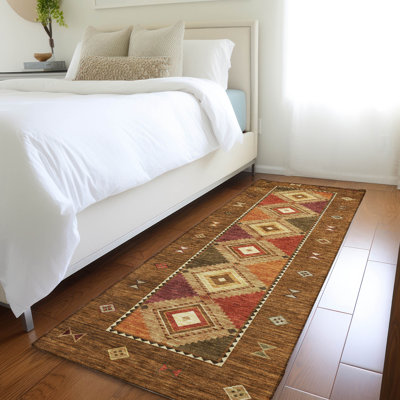 Tapis bleu Yamel AMF177 lavable à la machine de qualité supérieure
