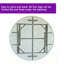 Table de banquet pliable en plastique pour table Party