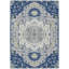 Tapis bleu marine 1 pi 8 po x 2 pi 6 po lavable à la machine intérieur / extérieur Chayden ACN985-99068400