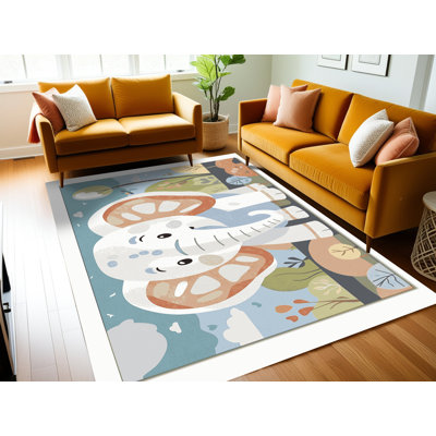 Tapis lavable Indigo