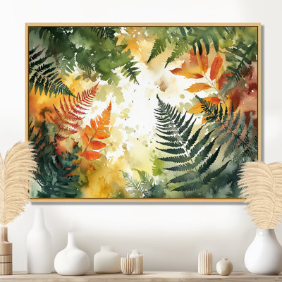 Dubravko, fougère et couleurs tropicales Synergy III - fougères, art mural
