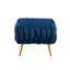 Fauteuil d'appoint rembourré et capitonné rembourré avec repose-pieds JOJO-W1539100772-97699290